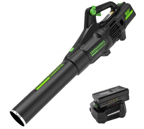 Воздуходувка аккумуляторная Greenworks GD82ABIIK5 82V  (1хАКБ 5 Ач и ЗУ)
