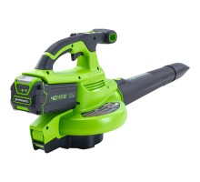 Воздуходувка-пылесос аккумуляторная Greenworks 40V GD40BVIIK5 (1хАКБ 5Ач и ЗУ)