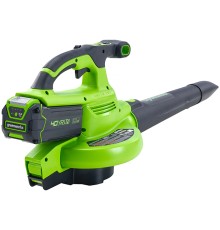 Воздуходувка-пылесос аккумуляторная Greenworks 40V GD40BVIIK5 (1хАКБ 5Ач и ЗУ)