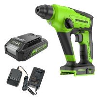 Перфоратор аккумуляторный Greenworks GD24SDS1K2 (АКБ и ЗУ)