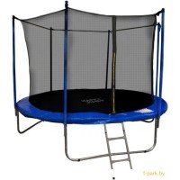 Батут Happy Jump 10ft-i PRO (312см) с внутренней сеткой и лестницей