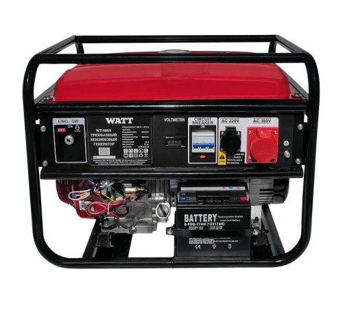 Генератор бензиновый WATT WT-6003
