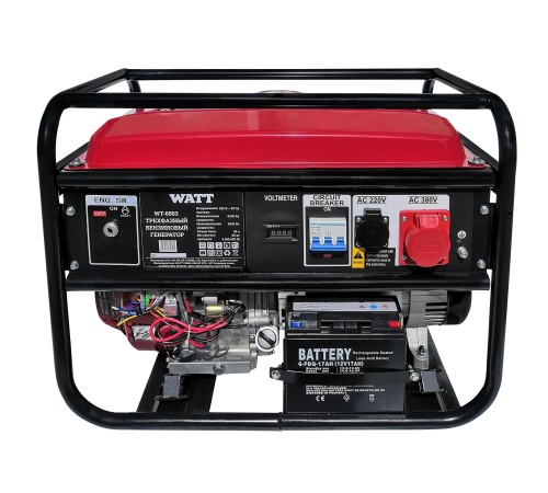 Генератор бензиновый WATT WT-6503