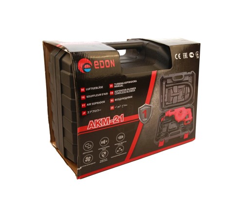 Воздуходувка аккумуляторная Edon AKM-21 (АКБ и ЗУ)