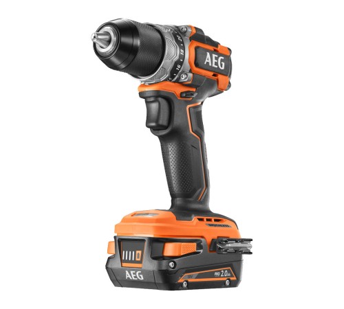 Дрель-шуруповерт аккумуляторная AEG BS18SBL-202C (2АКБ и ЗУ)