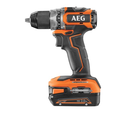 Дрель-шуруповерт аккумуляторная AEG BS18SBL-202C (2АКБ и ЗУ)