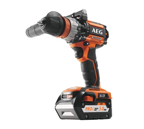 Дрель-шуруповерт аккумуляторная AEG BSB18C3BL-502C (2АКБ и ЗУ)