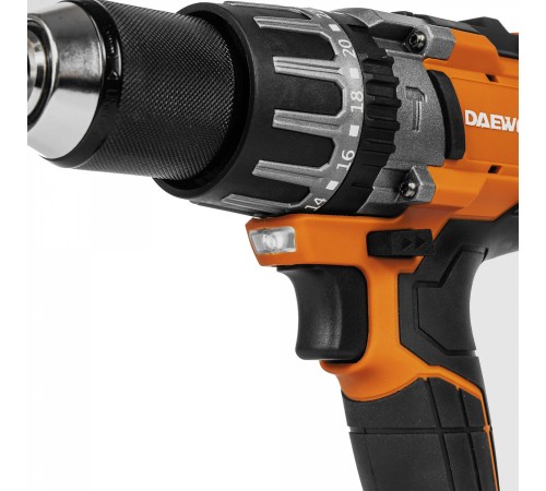 Дрель-шуруповерт аккумуляторная Daewoo Power DAA 2161Li (2АКБ и ЗУ)