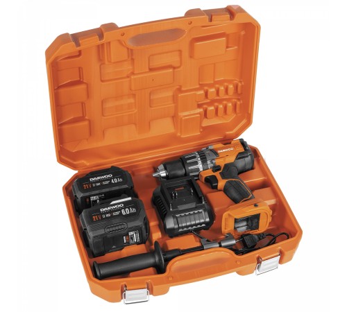 Дрель-шуруповерт аккумуляторная Daewoo Power DAA 2161Li (2АКБ и ЗУ)