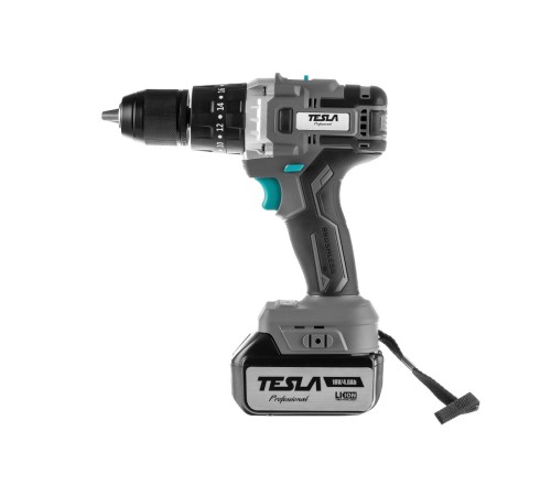 Дрель-шуруповерт аккумуляторная TESLA TCD18HD (2АКБ и ЗУ)