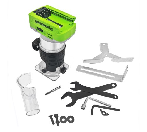 Фрезер аккумуляторный Greenworks  G24RO (Без АКБ и ЗУ)