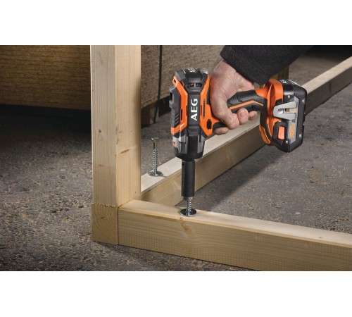 Гайковерт аккумуляторный AEG Powertools BSS18C12ZBLLI-402C (АКБ и ЗУ)