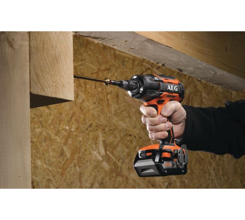 Гайковерт аккумуляторный AEG Powertools BSS18C12ZBLLI-402C (АКБ и ЗУ)