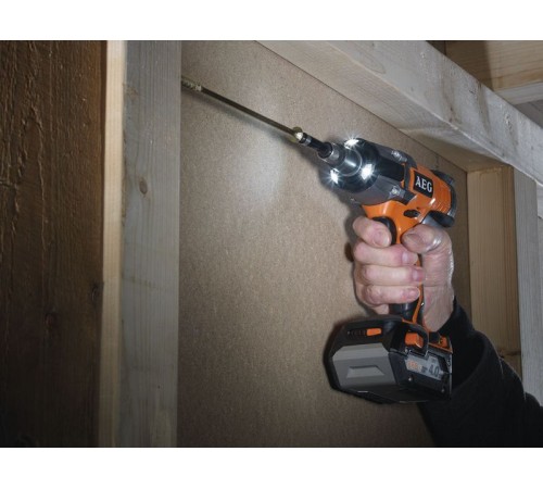 Гайковерт аккумуляторный AEG Powertools BSS18C12ZLi-402C (2 АКБ и ЗУ) в кейсе