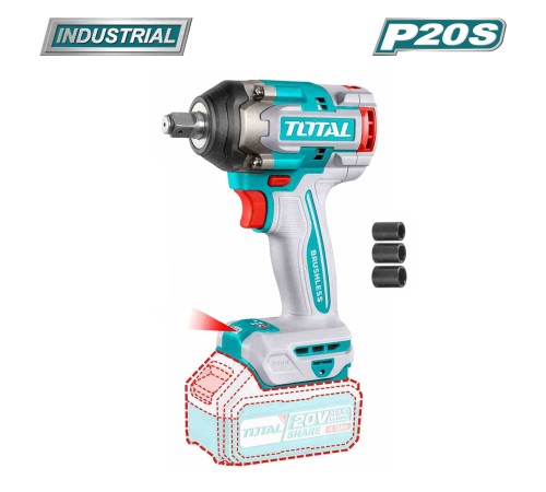 Гайковерт аккумуляторный Total TIWLI20501 (Без АКБ и ЗУ)