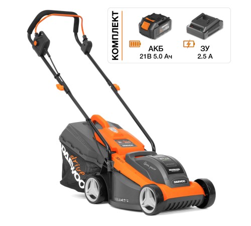 Газонокосилка аккумуляторная Daewoo Power DLM 3221Li SET (АКБ и ЗУ)