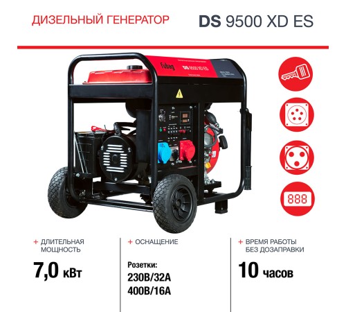 Генератор дизельный FUBAG DS 9500 XD ES