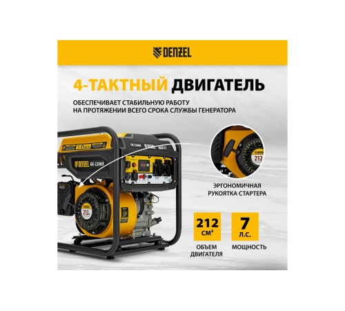 Генератор инверторный Denzel GK-2200iF