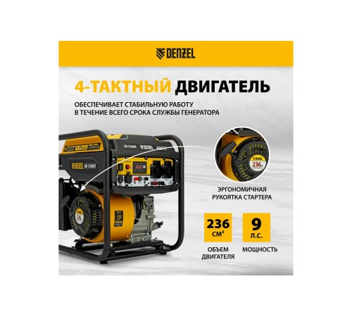 Генератор инверторный Denzel GK-5500iF