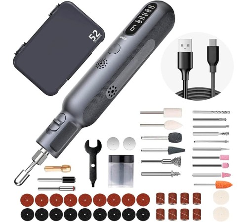 Гравер аккумуляторный Greenworks GPT-8VRT