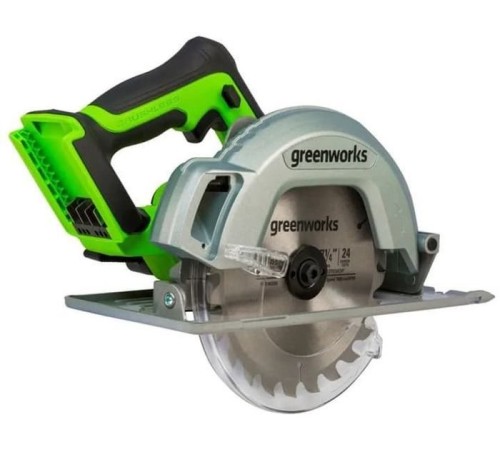 Пила циркулярная аккумуляторная Greenworks GD24CS (Без АКБ и ЗУ)