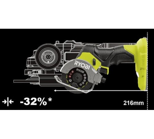 Пила циркулярная аккумуляторная Ryobi RCT18C-0 (Без АКБ и ЗУ)
