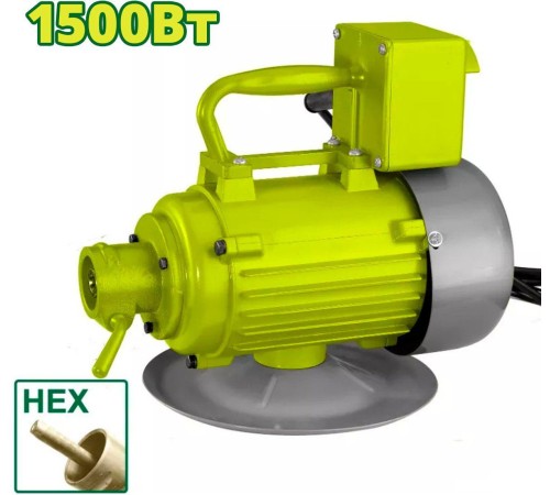 Вибратор глубинный электрический DYLLU DTECV2A15 (тип HEX)