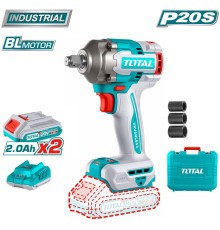 Гайковерт аккумуляторный Total TIWLI2040 (2АКБ и ЗУ)