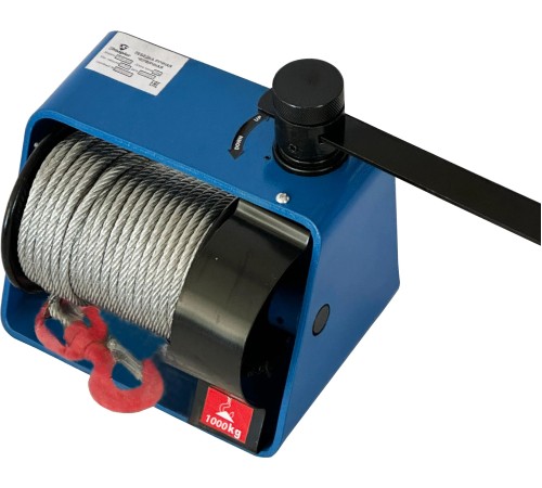 Лебедка ручная червячная Shtapler ЛЧР-1000 (1,0т, 30м)