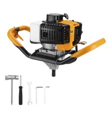 Мотобур бензиновый Deko DKGA52 (Без шнека)