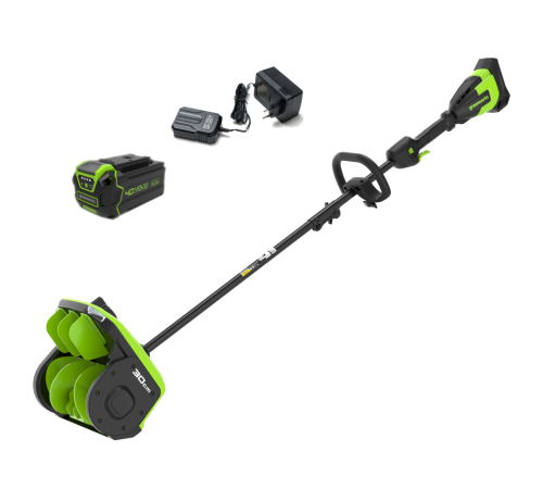 Снегоуборщик аккумуляторный Greenworks GD40SS2K4 (АКБ и ЗУ)