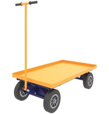 Тележка платформенная ПТК Приоритет ТПО 7 (800х1400х50) колёса литые