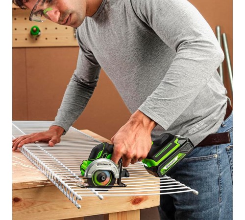 Угловая шлифмашина Greenworks GD24UCS (Без АКБ и ЗУ)