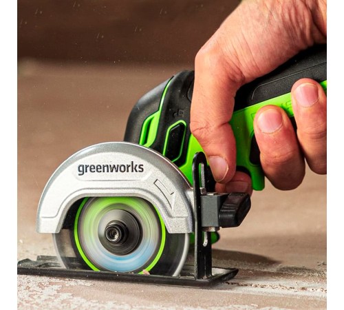 Угловая шлифмашина Greenworks GD24UCS (Без АКБ и ЗУ)