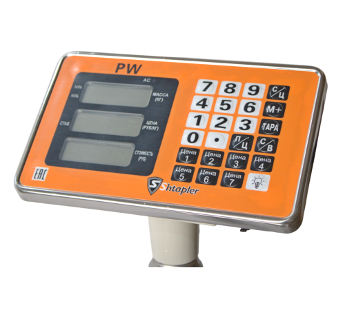 Весы напольные торговые Shtapler PW 600