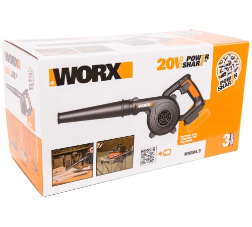 Воздуходувка аккумулторная Worx WX094.9 (Без АКБ и ЗУ)