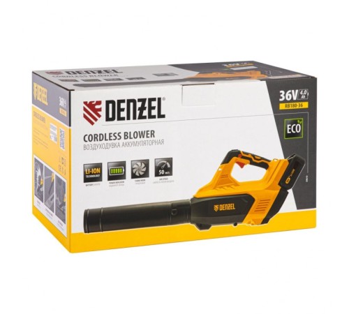 Воздуходувка аккумуляторная Denzel RB180-36 (АКБ и ЗУ)