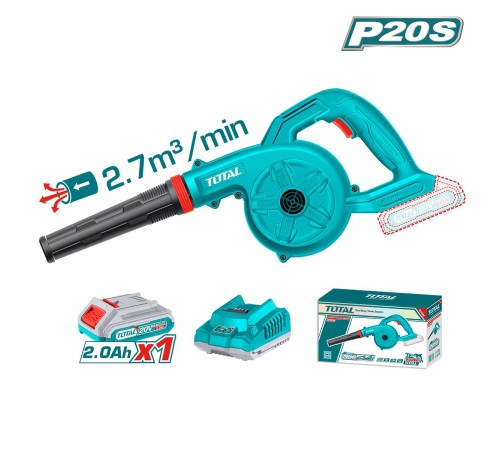 Воздуходувка аккумуляторная Total TABLI200281 (АКБ и ЗУ)