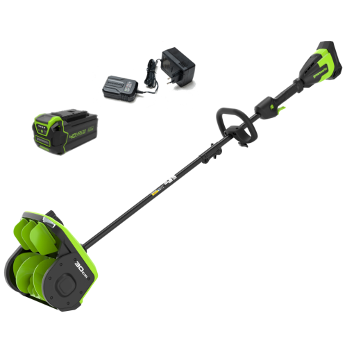 Снегоуборщик аккумуляторный Greenworks GD40SS2K4 (АКБ и ЗУ)