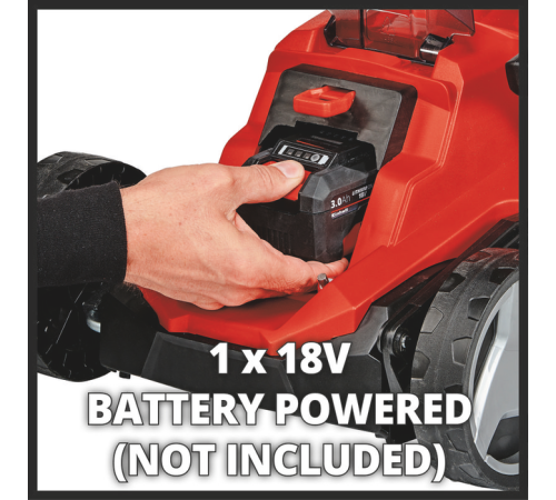 Газонокосилка аккумуляторная Einhell GE-CM 18/33 Li (АКБ и ЗУ)