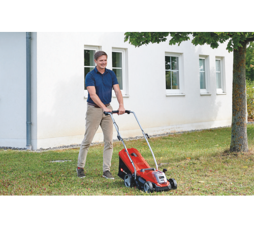 Газонокосилка аккумуляторная Einhell GE-CM 18/33 Li (АКБ и ЗУ)