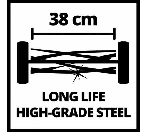 Газонокосилка механическая Einhell GE-HM 38 S-F