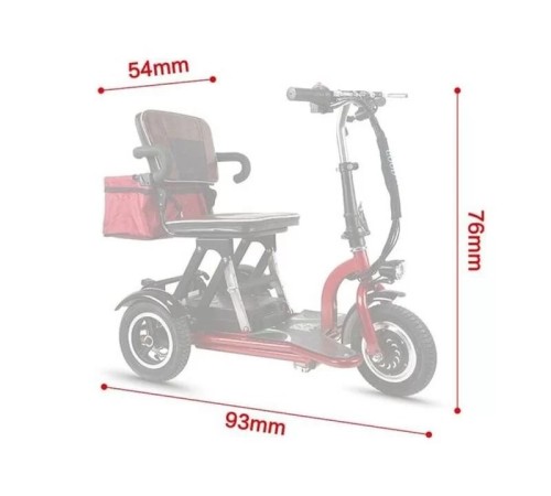 Электротрицикл Elbike Адъютант Twix 350 (a2) 2x350w48v20a (li-ion)