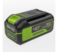 Аккумулятор Greenworks 40V 5Ач High Power G40HP5