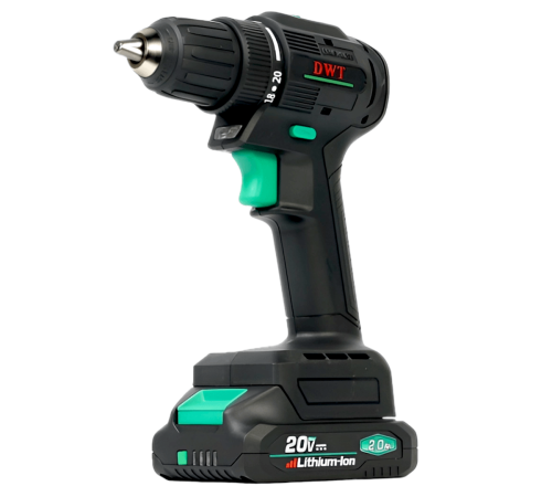Дрель-шуруповерт DWT ABSP-20 DN-2 BMC (2АКБ и ЗУ)