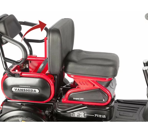 Электротрицикл Wanshida HOT HATCH 60V 650Вт