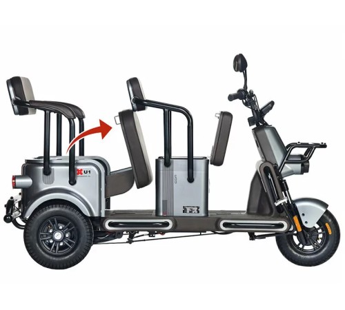 Электротрицикл Wanshida U1-X 60V 800Вт