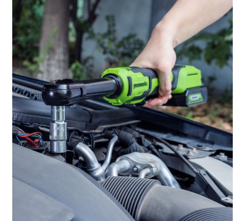 Гайковерт-трещотка аккумуляторный Greenworks 24V GD24RWX (Без АКБ и ЗУ)