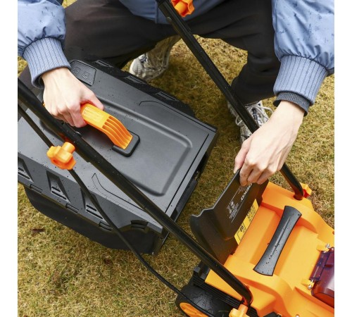 Газонокосилка аккумуляторная Deko DKLM20V (АКБ и ЗУ)