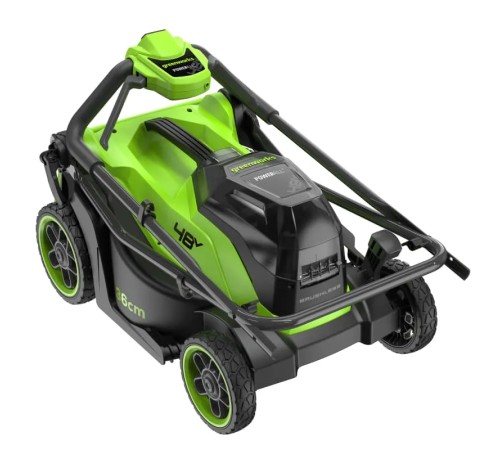 Газонокосилка аккумуляторная Greenworks GD24X2LM361 (2хАКБ 4Ач и ЗУ)